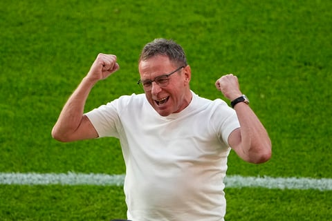 Austria's head coach Ralf Rangnick